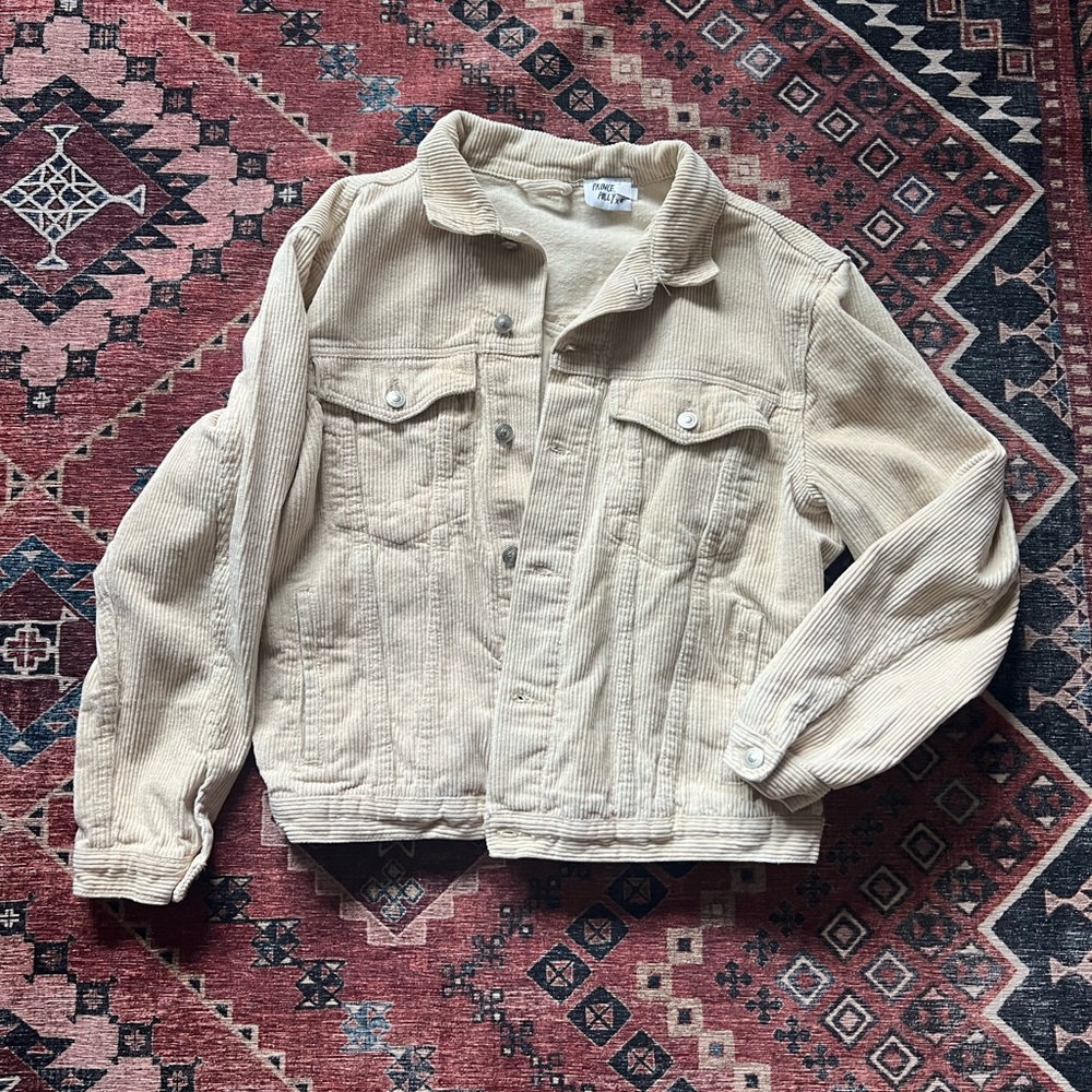 Princess Polly over sized corduroy jacket.